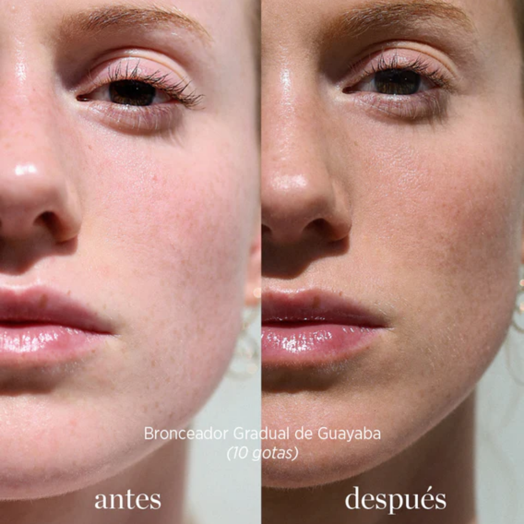 Bronceador gradual de guayaba