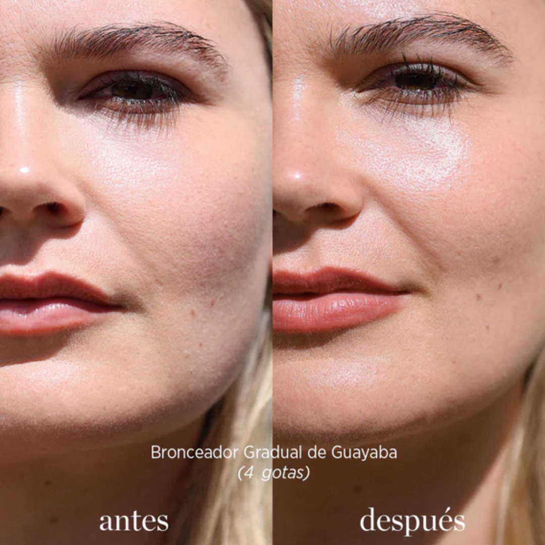 Bronceador gradual de guayaba