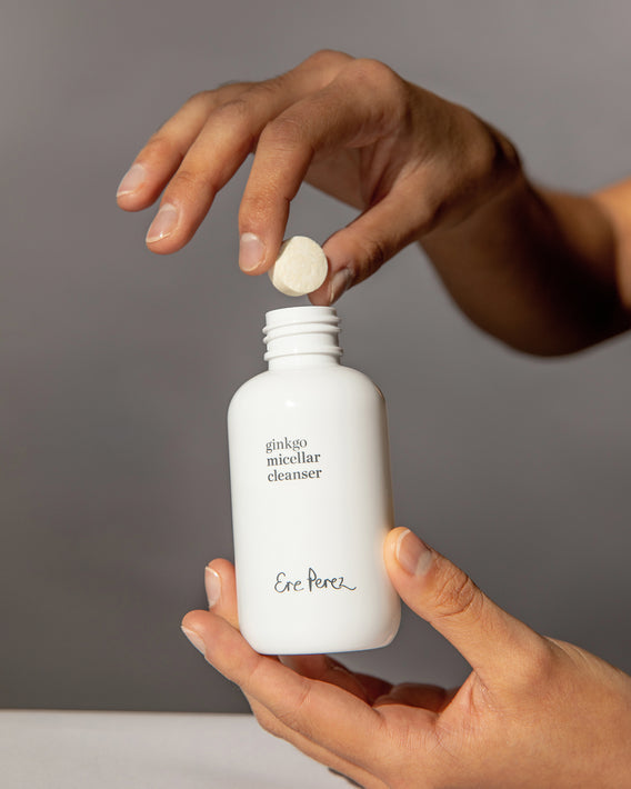 Agua micelar con ginkgo en tabletas-Ere Perez