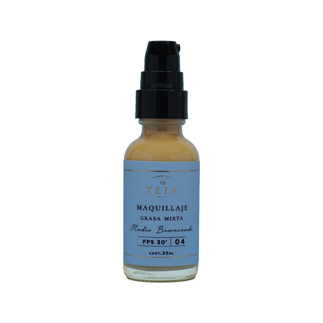 Maquillaje Piel grasa (Teia Cosméticos)