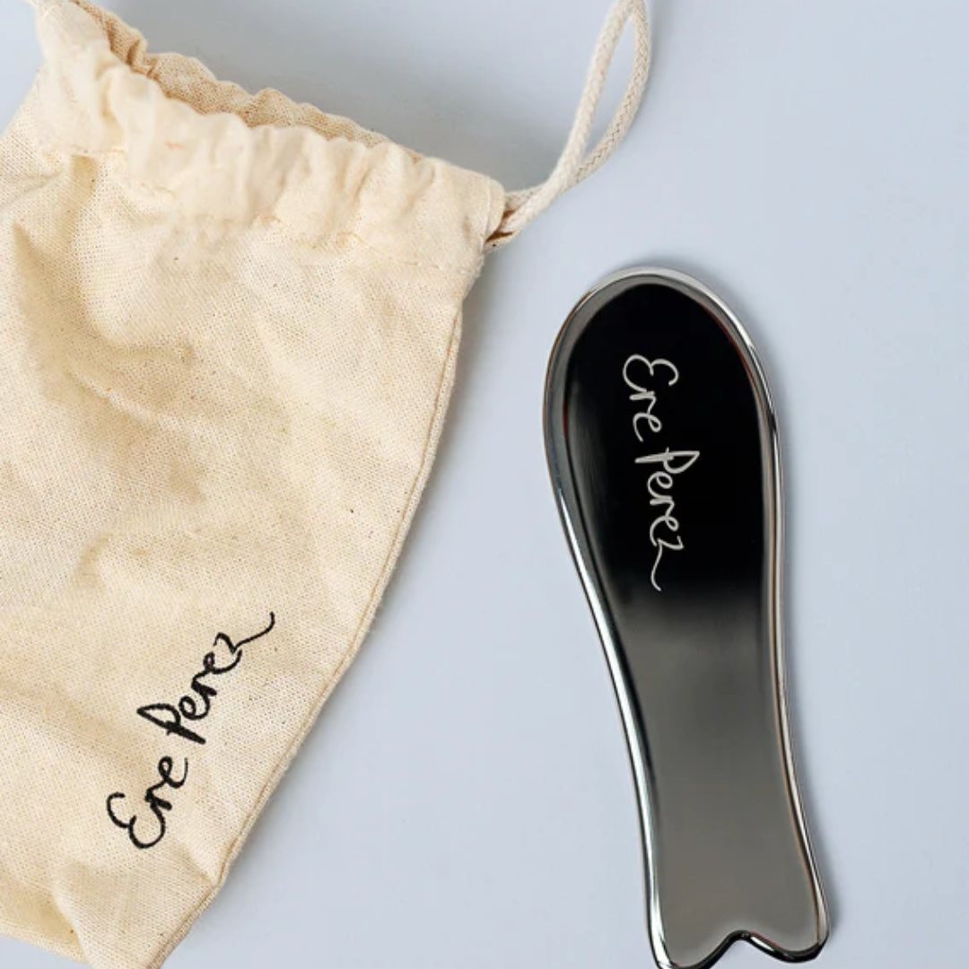 Guasha facial de acero
