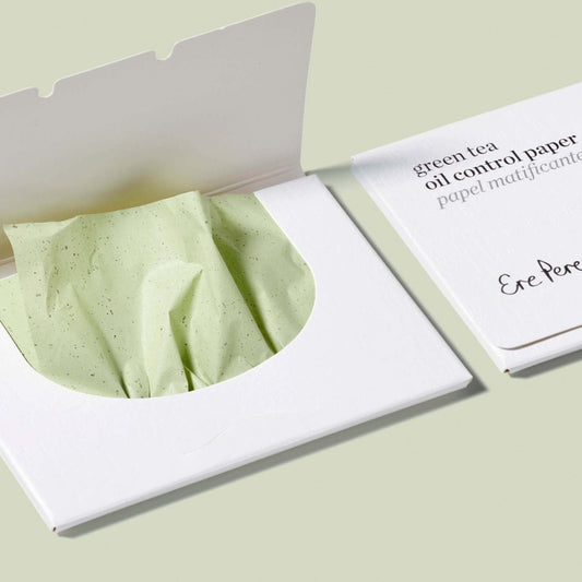 Papel matificante con té verde