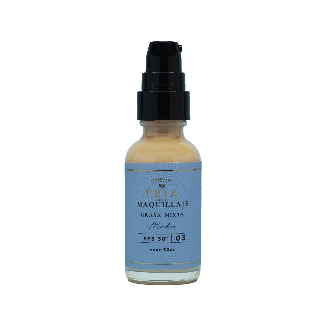 Maquillaje Piel grasa (Teia Cosméticos)