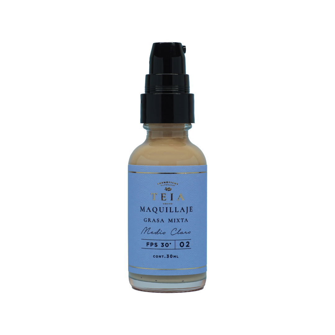Maquillaje Piel grasa (Teia Cosméticos)